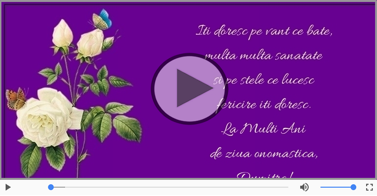 La Multi Ani de ziua onomastica, Dumitra!