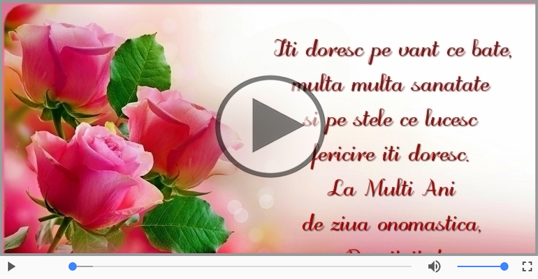 La Multi Ani de ziua onomastica, Dumitriţa!