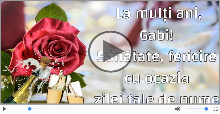 Gabi, La multi ani de ziua numelui!