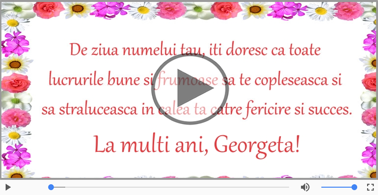 La multi ani, Georgeta!