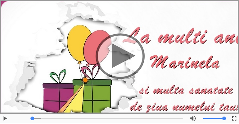 La multi ani, Marinela!