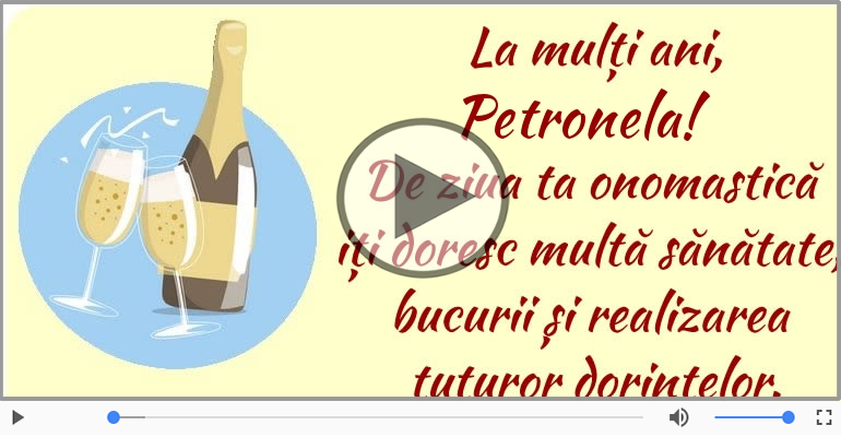 La multi ani, Petronela!