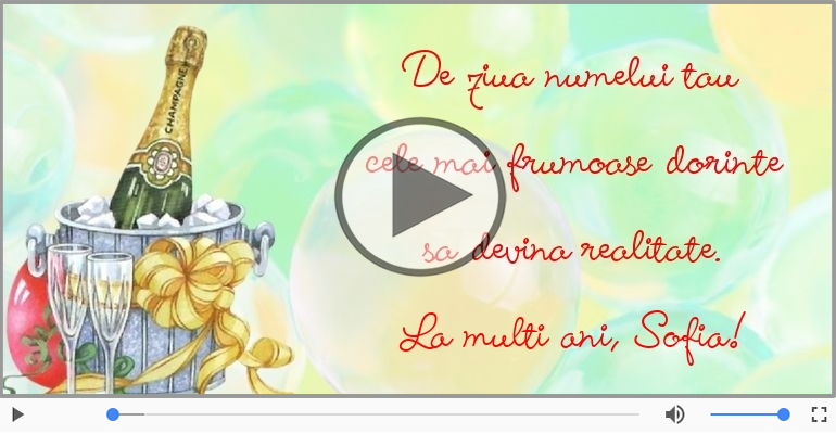 La mulți ani, Sofia!