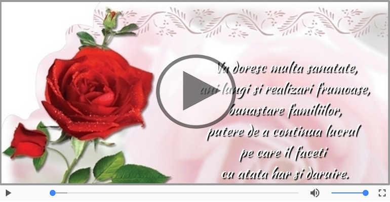 La multi ani, dragi profesori!