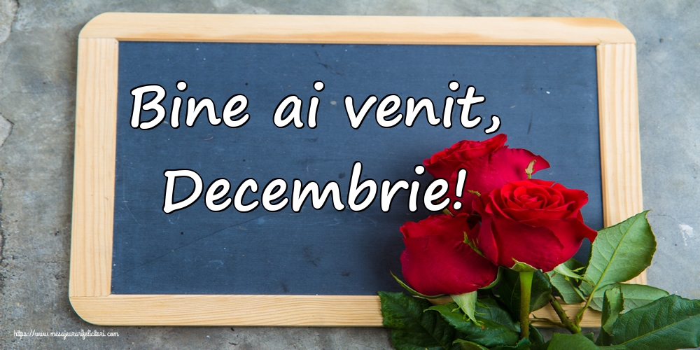 Felicitari de 1 Decembrie - Bine ai venit, Decembrie!
