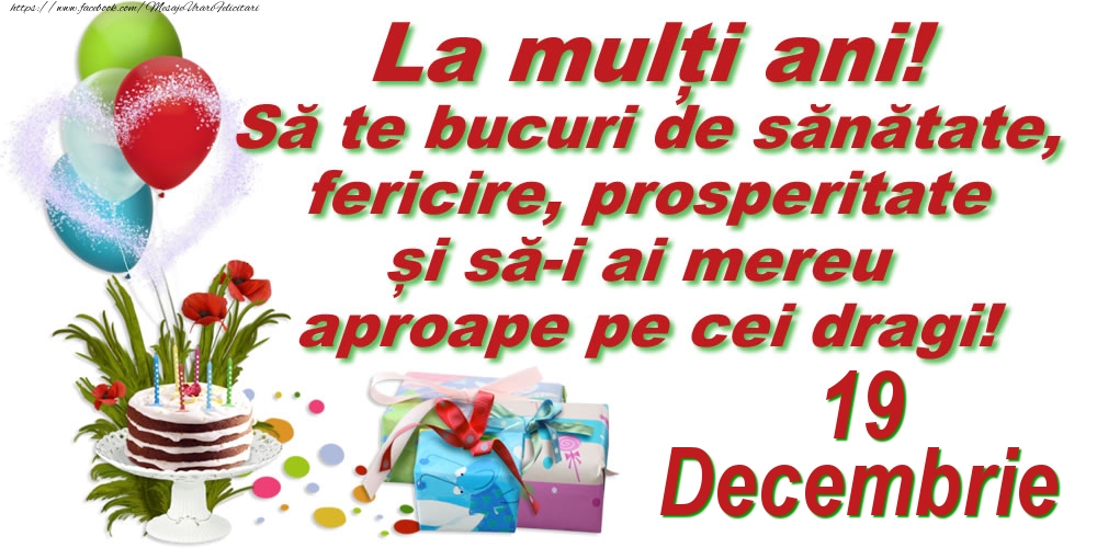 La mulți ani! - 19.Decembrie