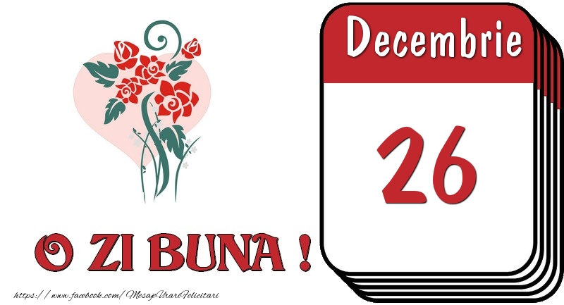 Decembrie 26 O zi buna