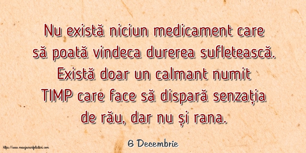 Felicitari de 6 Decembrie - 6 Decembrie - Nu există niciun medicament