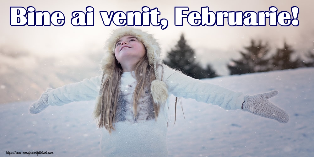 Felicitari de 1 Februarie - Bine ai venit, Februarie!