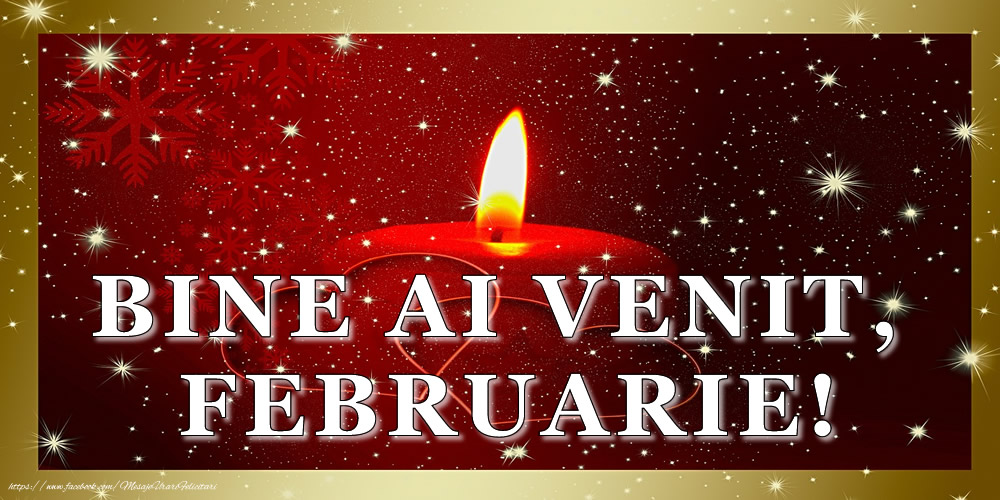 Felicitari de 1 Februarie - BINE AI VENIT, FEBRUARIE!