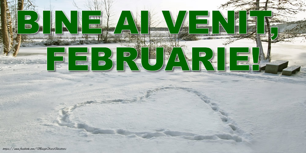 Felicitari de 1 Februarie - BINE AI VENIT, FEBRUARIE!