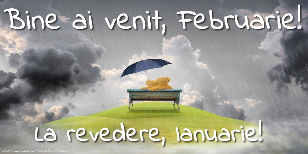 Felicitari de 1 Februarie - Bine ai venit, Februarie! La revedere, Ianuarie!