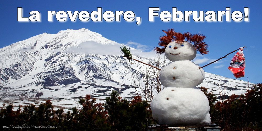 Felicitari de 28 Februarie - La revedere, Februarie!