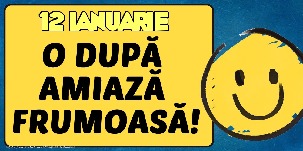 12 Ianuarie O dupa amiază frumoasă!