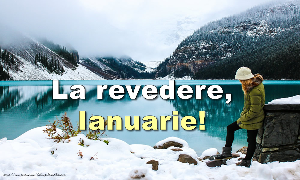 Felicitari de 31 Ianuarie - La revedere, Ianuarie!