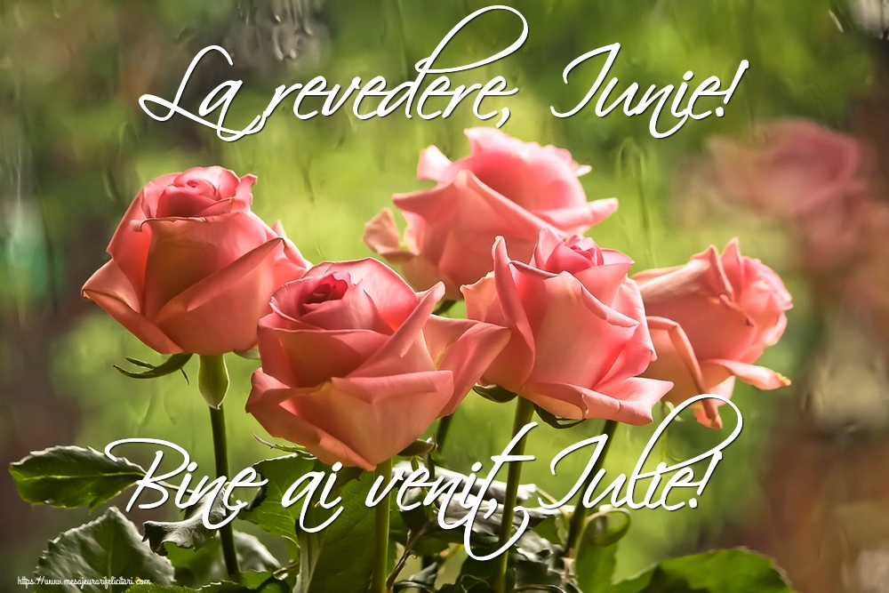 Felicitari de 1 Iulie - La revedere, Iunie! Bine ai venit, Iulie!