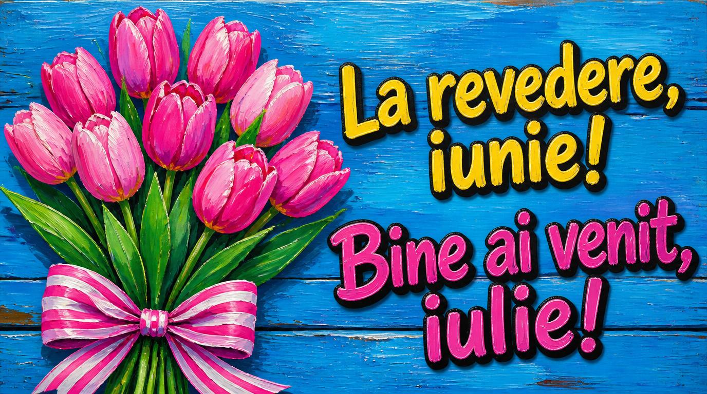 Felicitari de 1 Iulie - La revedere, iunie! Bine ai venit, iulie!