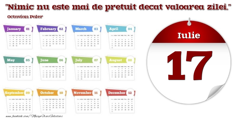 Felicitari de 17 Iulie - Iulie 17