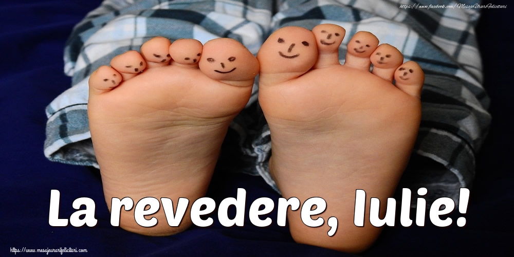 Felicitari de 31 Iulie - La revedere, Iulie!