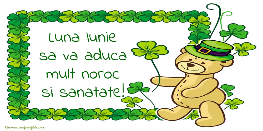 Felicitari de 1 Iunie - Luna Iunie sa va aduca mult noroc si sanatate!