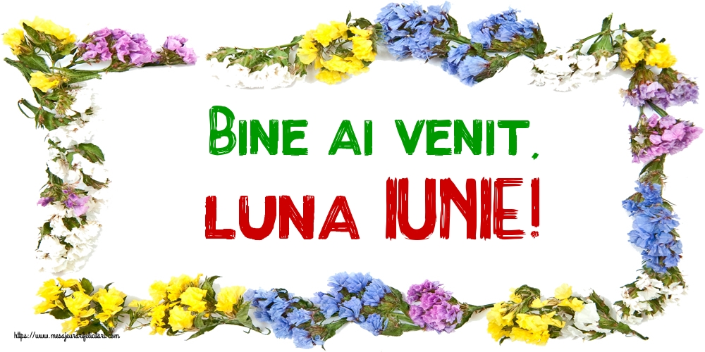 Felicitari de 1 Iunie - Bine ai venit, luna IUNIE!