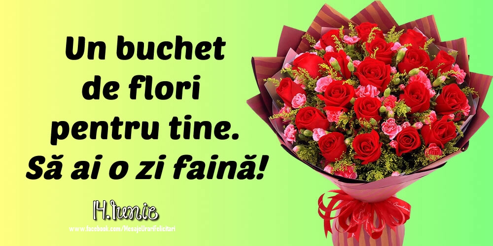 Felicitari de 14 Iunie - 14.Iunie - Să ai o zi faină!