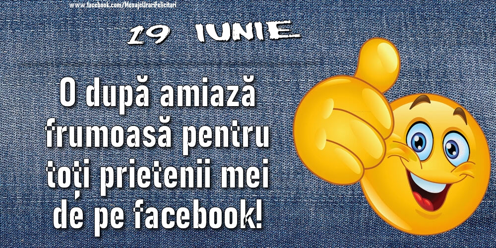 19 Iunie - O după amiază frumoasă pentru toți prietenii mei de pe facebook!