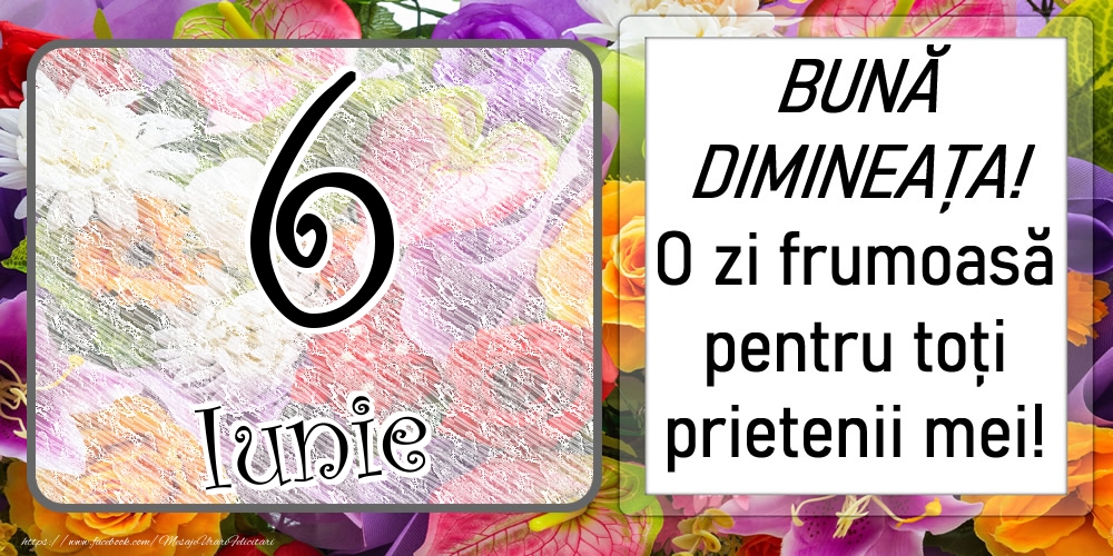 6 Iunie - BUNĂ DIMINEAȚA! O zi frumoasă pentru toți prietenii mei!