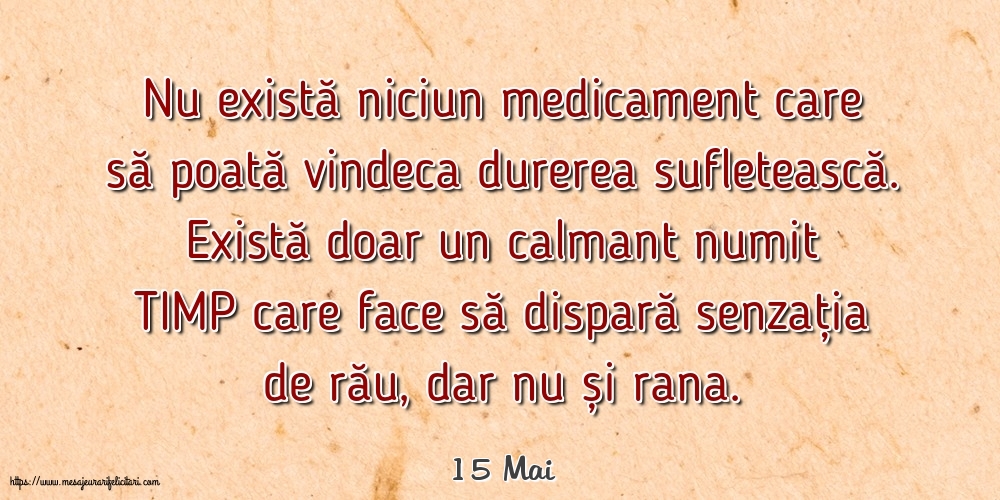 Felicitari de 15 Mai - 15 Mai - Nu există niciun medicament