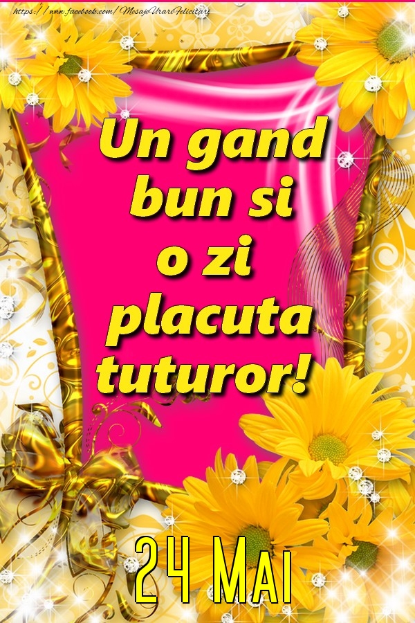 O zi placuta tuturor! Mai 24