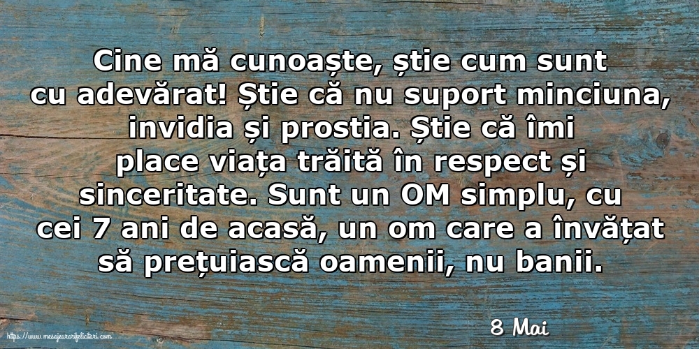 Felicitari de 8 Mai - 8 Mai - Cine mă cunoaște