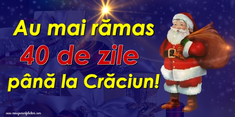 Felicitari de 14 Noiembrie - Au mai rămas 40 de zile până la Crăciun!