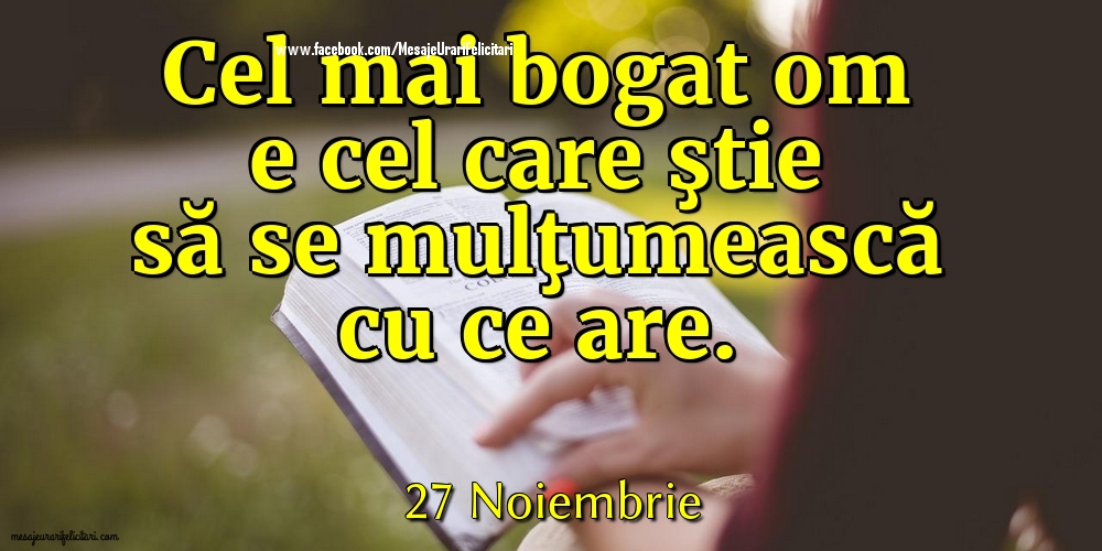 27 Noiembrie - Rugăciunile părinților sunt ziduri sfinte de protecție ridicate în jurul copiilor lor.