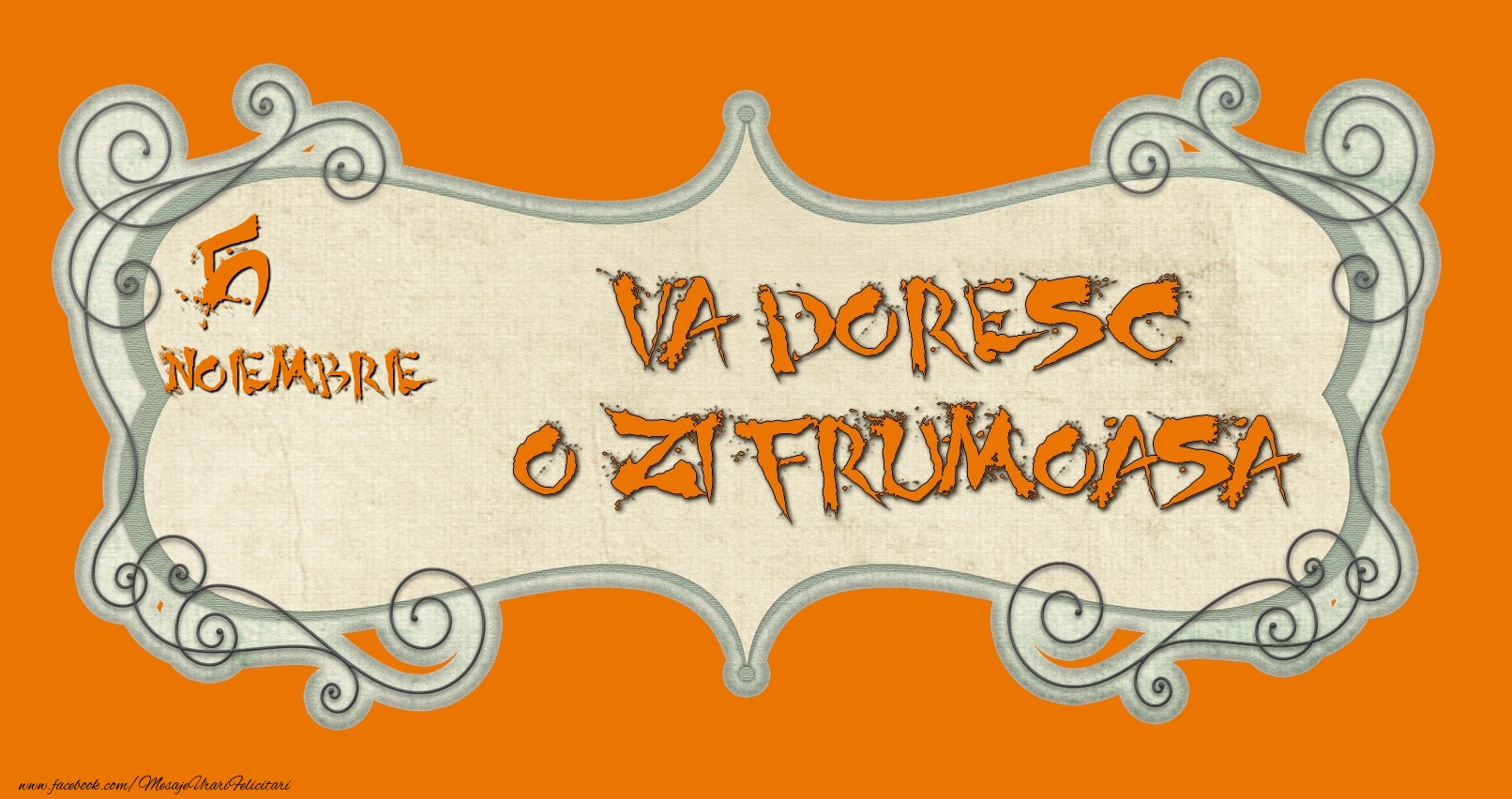 Felicitari de 5 Noiembrie - Noiembrie 5