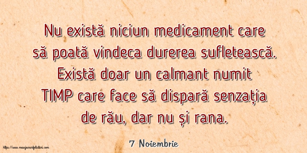 Felicitari de 7 Noiembrie - 7 Noiembrie - Nu există niciun medicament