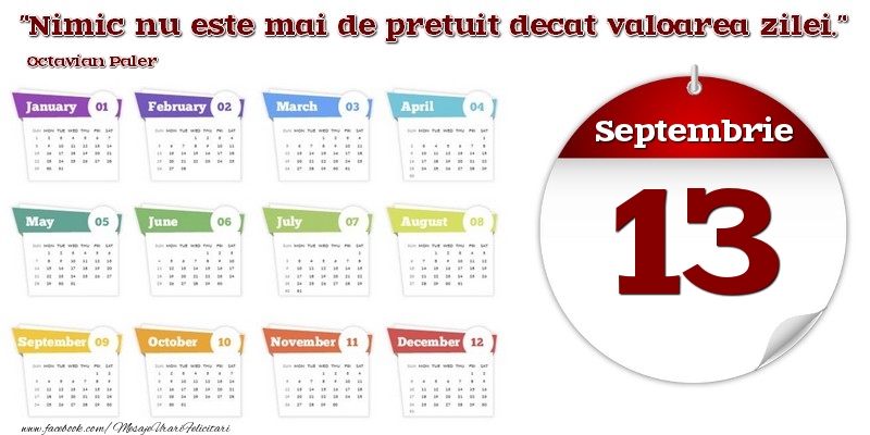 Felicitari de 13 Septembrie - Septembrie 13