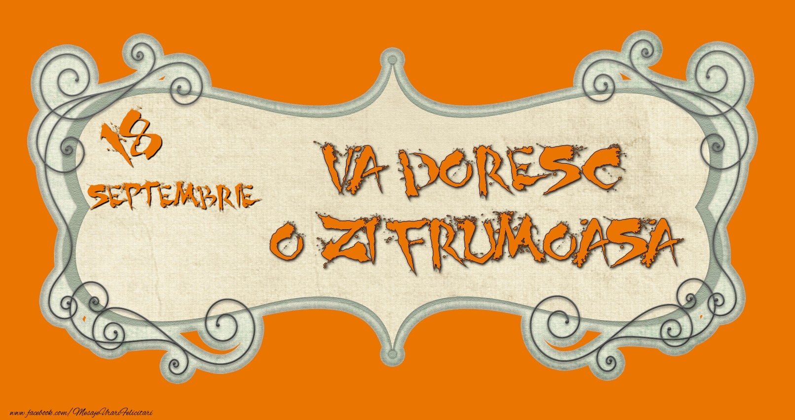 Felicitari de 18 Septembrie - Septembrie 18