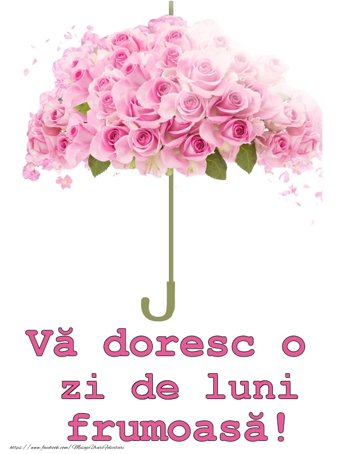 Vă doresc o zi de luni frumoasă!