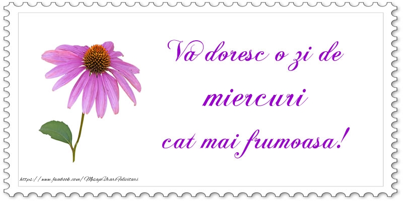 Va doresc o zi de miercuri cat mai frumoasa!